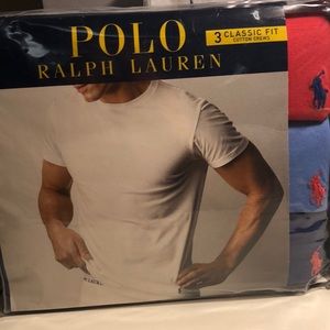 Polo 3 classic fit cotton crew shirts XL